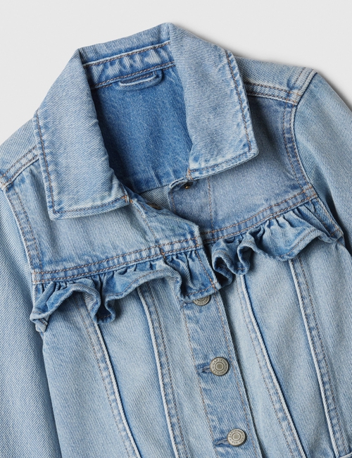 babyGap Ruffle Icon Denim Jacket