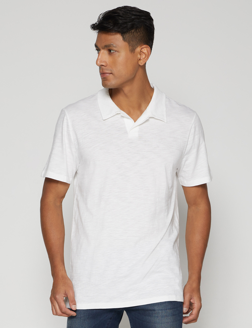 Lived-In Johnny Collar Polo Shirt