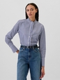 Classic Poplin Ruffle Shirt