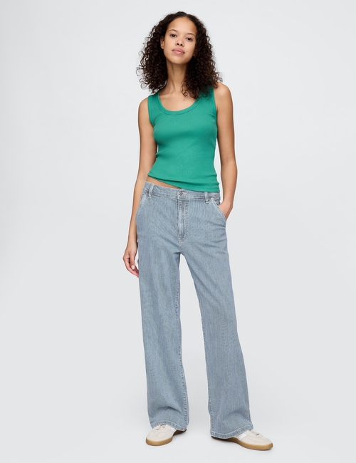 Mid Rise '90s Loose Jeans