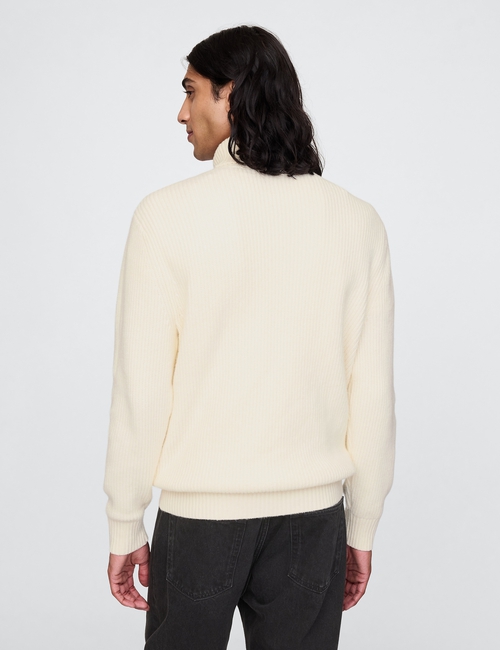 CashSoft Fair Isle Turtleneck Sweater