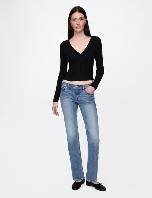 Low Rise '90s Slim Straight Jeans