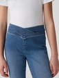 Kids High Rise Crossover Flare Jeans