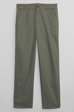 High Rise Girlfriend Khakis with Washwell