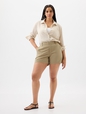 5" Mid Rise Downtown Khaki Shorts
