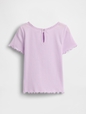 Baby & Toddler Embroidered Ice Cream Rib T-Shirt