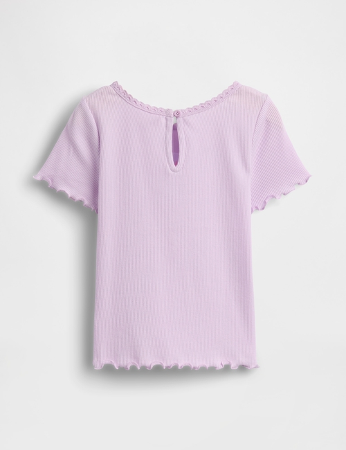 Baby & Toddler Embroidered Ice Cream Rib T-Shirt