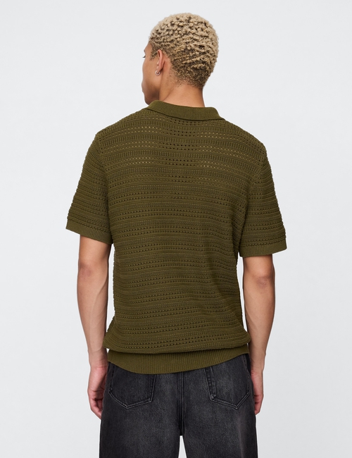 Sweater Polo Shirt