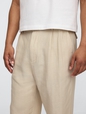 Linen-Cotton '90s Loose Pleated Khakis
