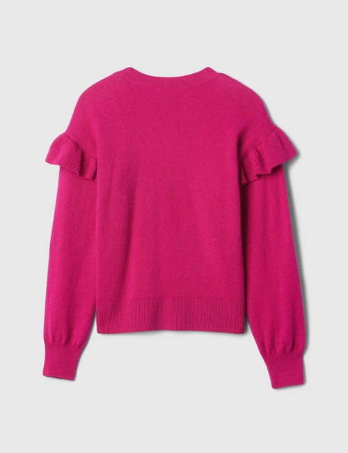 Kids CashSoft Ruffle Sweater