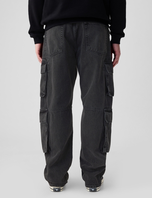 Double Cargo Baggy Jeans