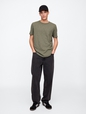 Lived-In Curved Hem Crewneck T-Shirt