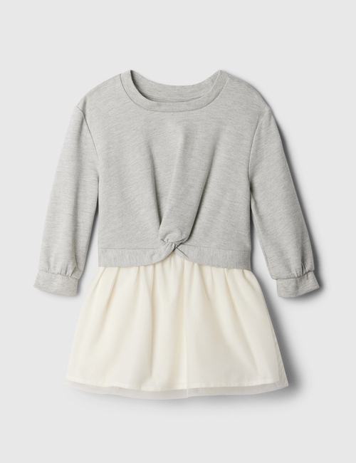 babyGap Twist-Front Sweatshirt Dress