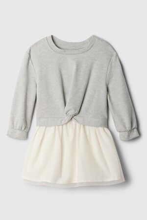 babyGap Twist-Front Sweatshirt Dress