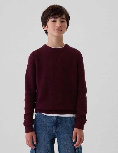 Kids Textured Sweater