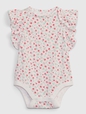 Baby 100% Organic Cotton Mix and Match Flutter Sleeve Bodysuit