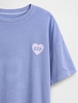 Kids Gap Heart Logo Oversized Tunic T-Shirt