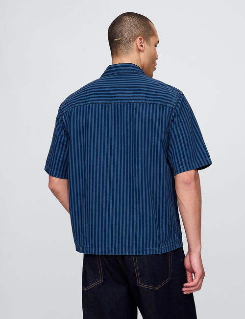 SS DENIM - NAVY STRIPE