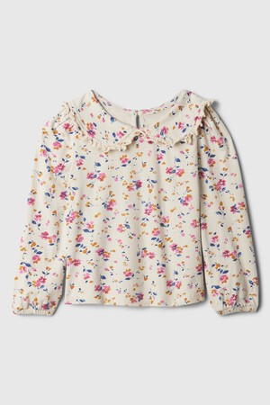 babyGap Puff Sleeve Peter Pan Top