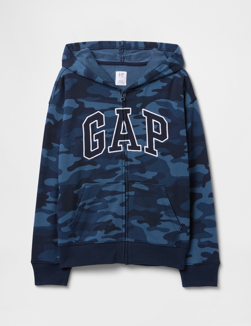 Kids Relaxed Gap Logo Zip Hoodie