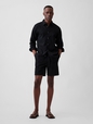 V-7IN LINEN COTTON EASY SHORT