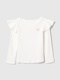 babyGap Ribbed Ruffle Top