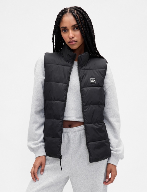 V-FRCH LOGO LW PUFFER VEST