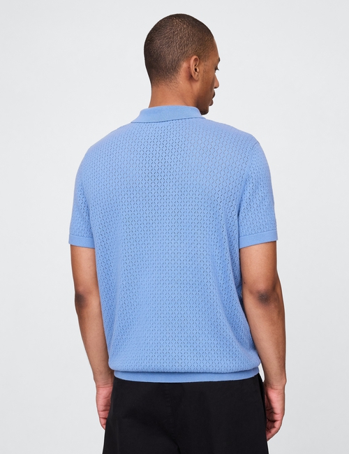 Crochet Polo Shirt