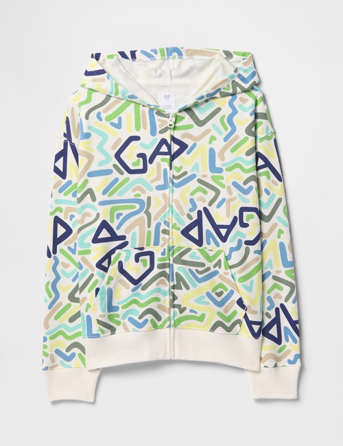 Kids Relaxed Gap Logo Zip Hoodie