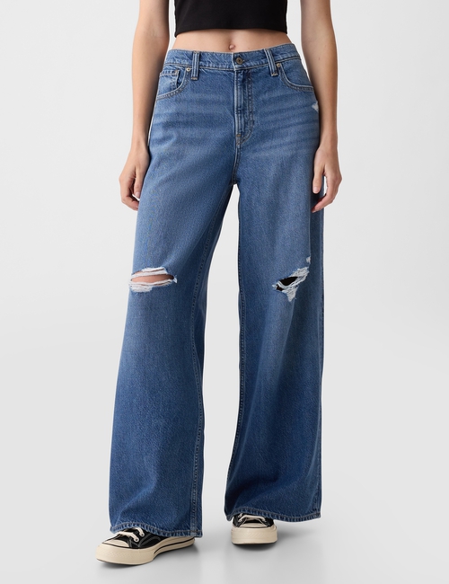 Mid Rise UltraSoft Baggy Jeans