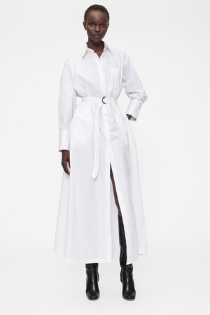 GAP STUDIO MAXI BELTED SHIRTDRESS