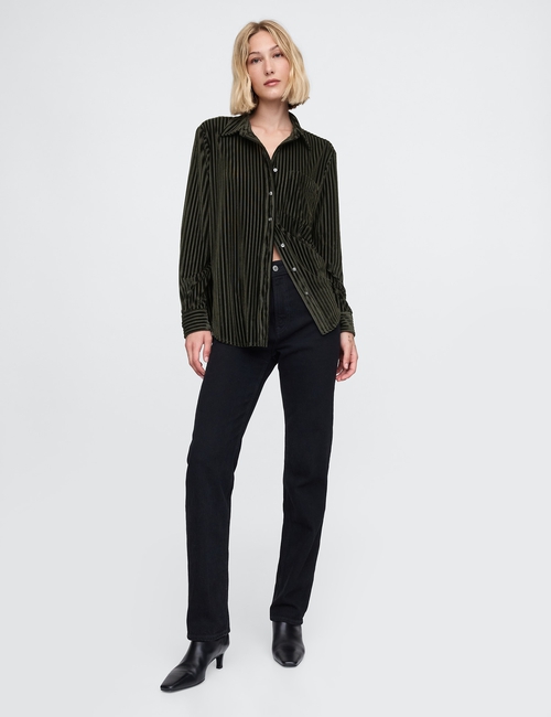 Velvet Relaxed Shirt