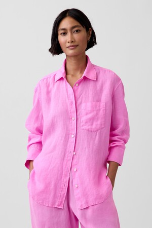 100% Linen Oversized Shirt