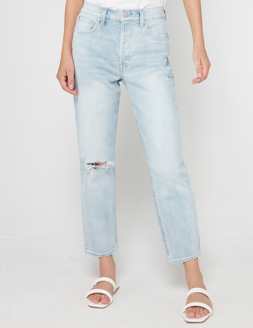 High Rise Cheeky Straight Jeans