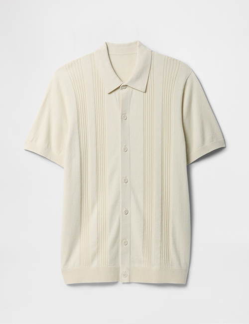 Textured Sweater Vacay Shirt in Standard Fit