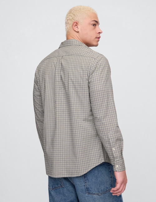 V-LS STANDARD STRETCH POPLIN