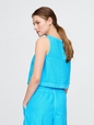 UltraSoft Denim Shell Tank Top
