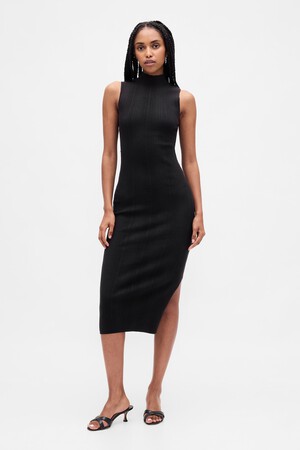 Rib Midi Sweater Dress