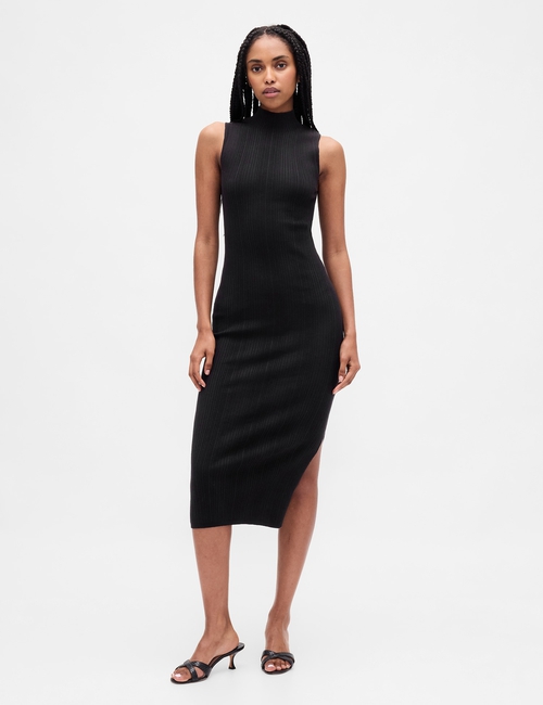 Rib Midi Sweater Dress