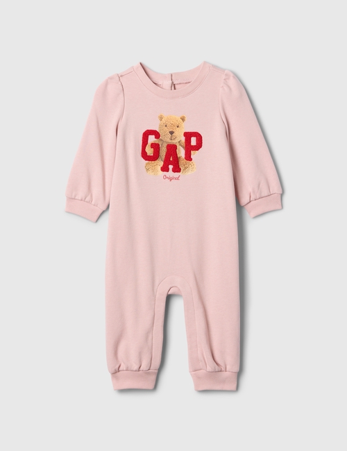 Baby Vintage Soft Bear Logo One-Piece