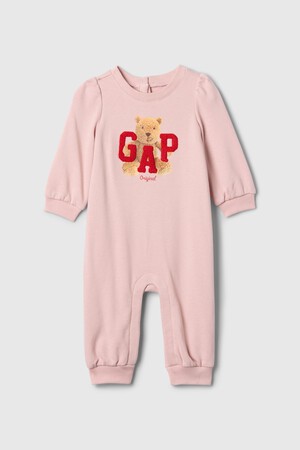 Baby Vintage Soft Bear Logo One-Piece