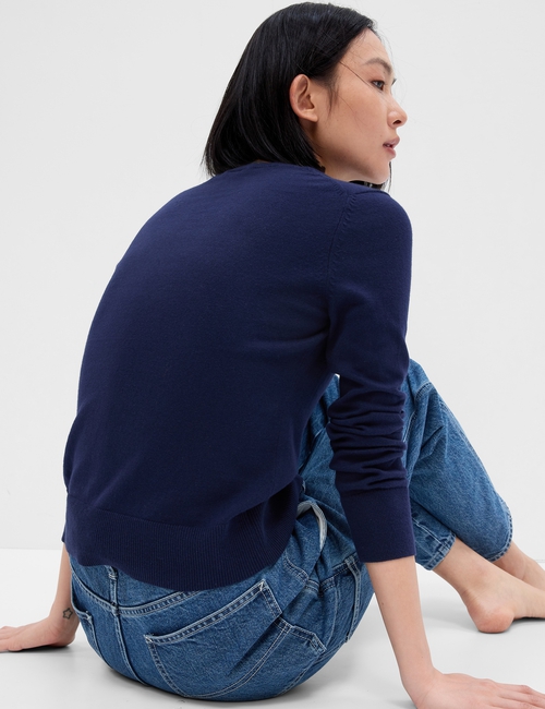 Crewneck Cardigan