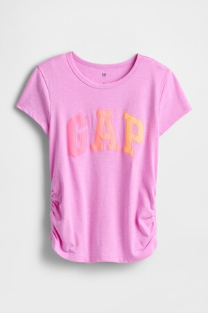 Kids Ruched Gap Logo T-Shirt