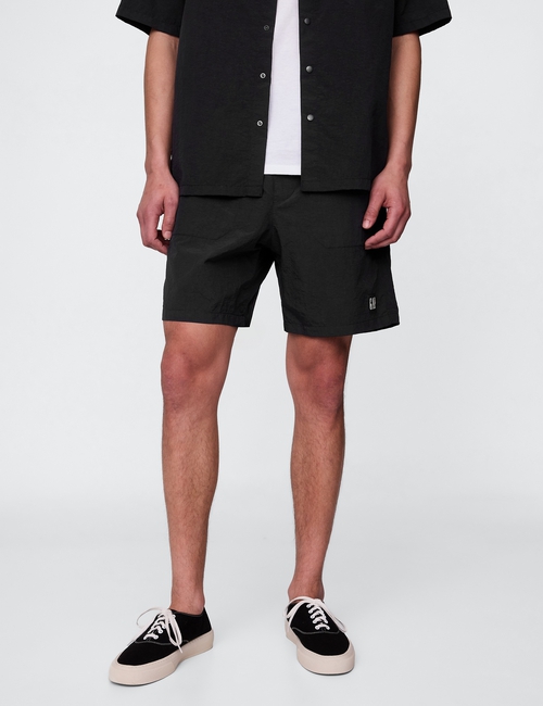100% Recycled Pull-On Nylon Shorts