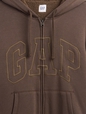 Relaxed Gap Logo Sherpa-Lined Zip Hoodie