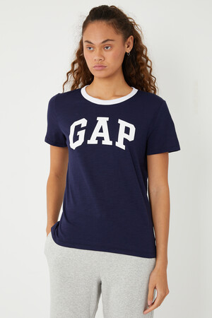 Organic Cotton Gap Arch Logo T-Shirt