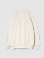 Oversized Sherpa Heart Logo Sweatshirt