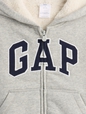 babyGap Logo Sherpa Zip Hoodie