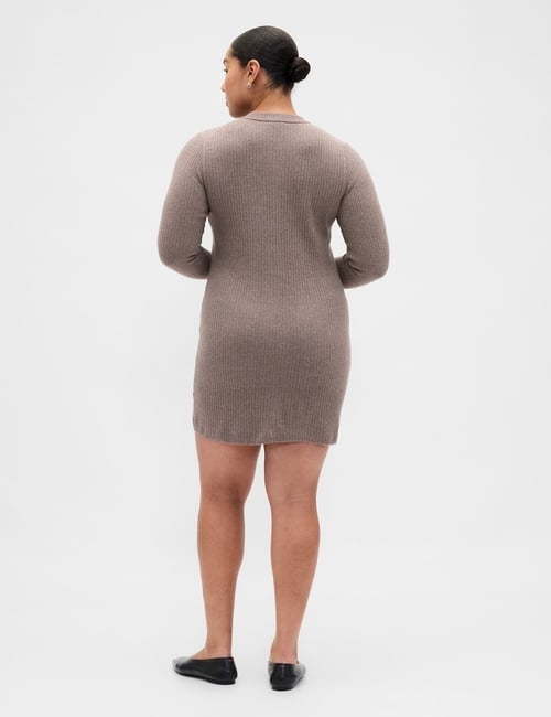 CashSoft Rib Pocket Mini Sweater Dress
