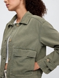 SuperSoft Denim Utility Jacket